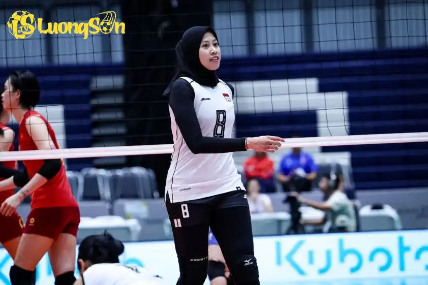 Tay đập chủ lực của bóng chuyền nữ Indonesia vừa thi đấu tại SEA V.League 2025